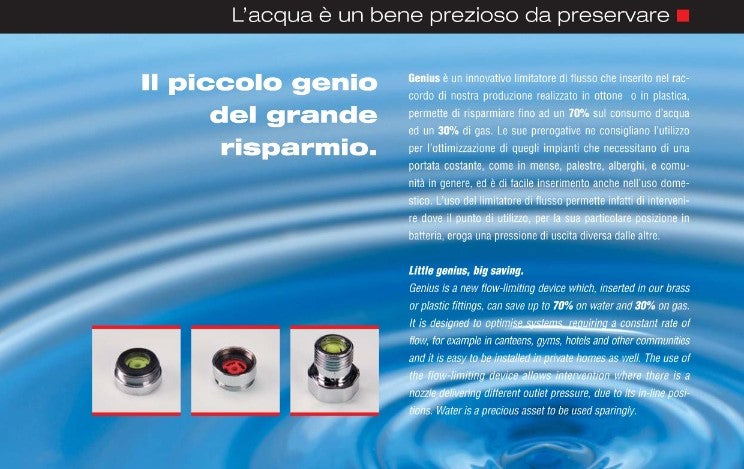 Riduttori portata acqua