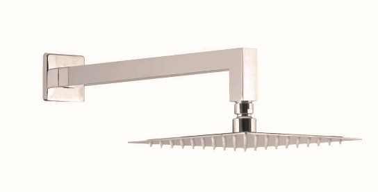 Kit braccio doccia quadro+ soffione MIRAGE