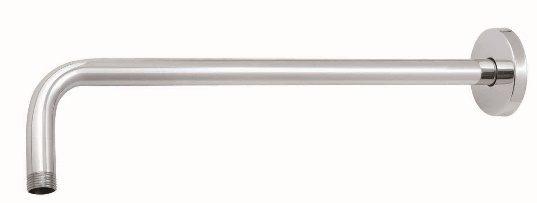 Braccio doccia tondo a parete diametro 20 mm in ottone cromato TUBE - BagnoPro