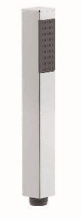 Doccia minimale quadra in ottone cromato SAVOY