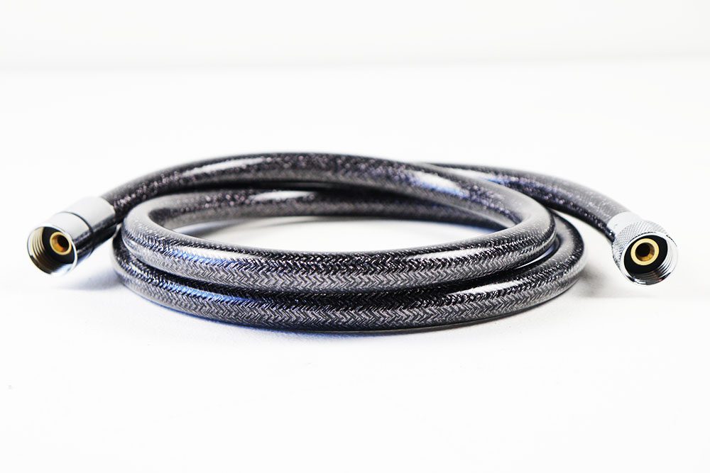 Flessibile doccia antitorsione in PVC- Colore nero - BagnoPro