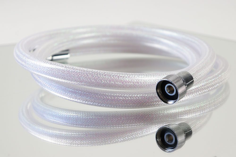 Flessibile doccia antitorsione in PVC- Colore madreperla