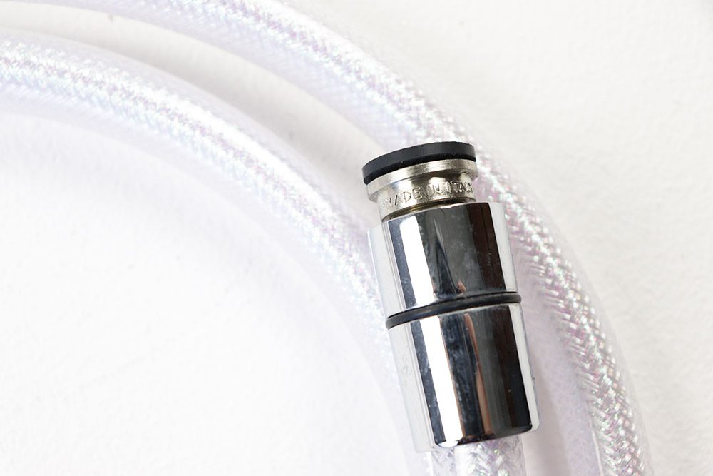 Flessibile doccia antitorsione in PVC- Colore madreperla