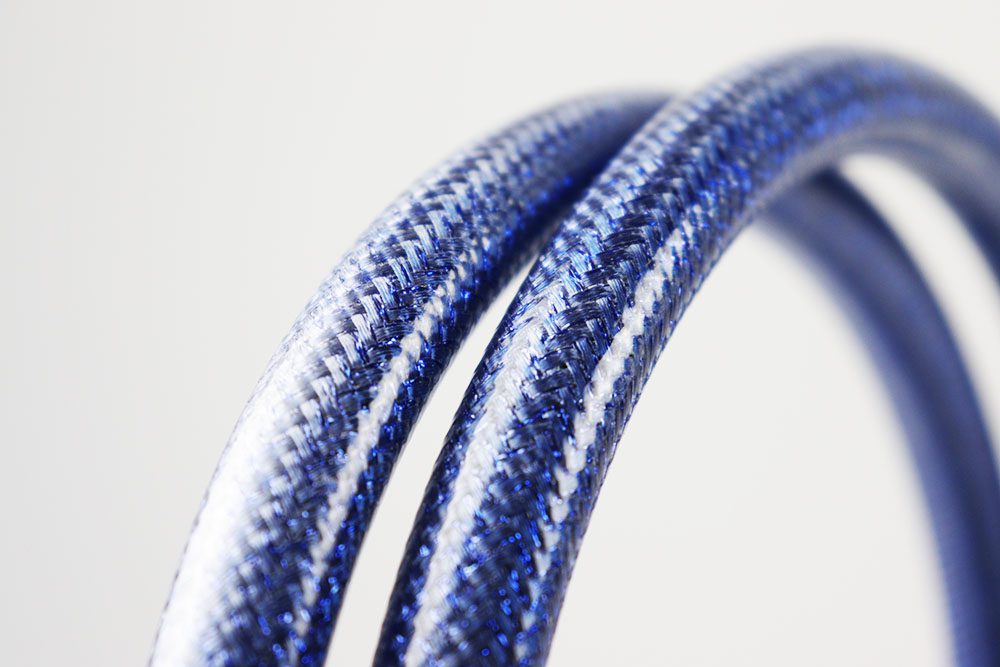 Flessibile doccia antitorsione in PVC- Colore blu - BagnoPro