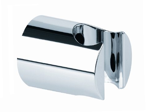 Supporto esterno tondo in ABS cromato, completo di conico fisso - BagnoPro