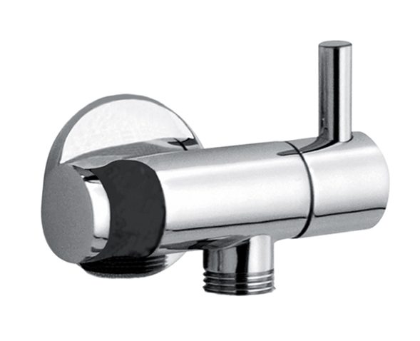 Rubinetto tondo in ottone per idroscopino e bidet
