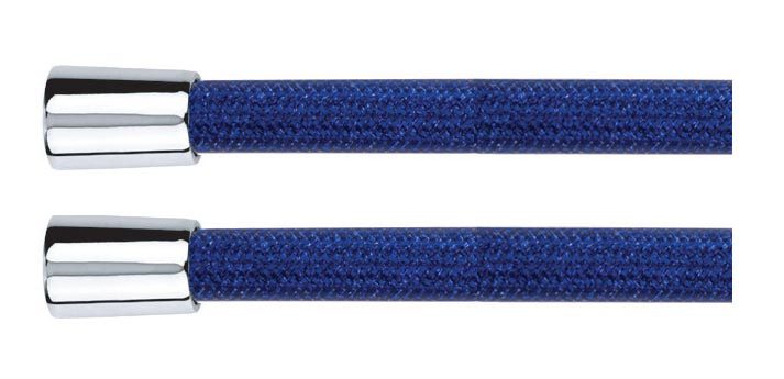 Flessibile doccia antitorsione in PVC- Colore blu - BagnoPro