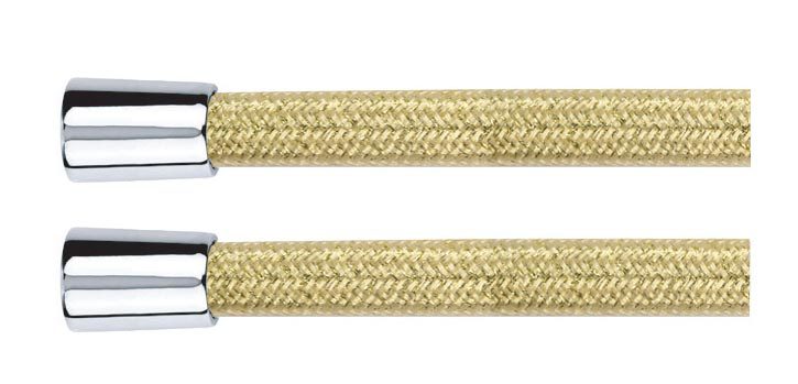 Flessibile doccia antitorsione in PVC- Colore bronzo