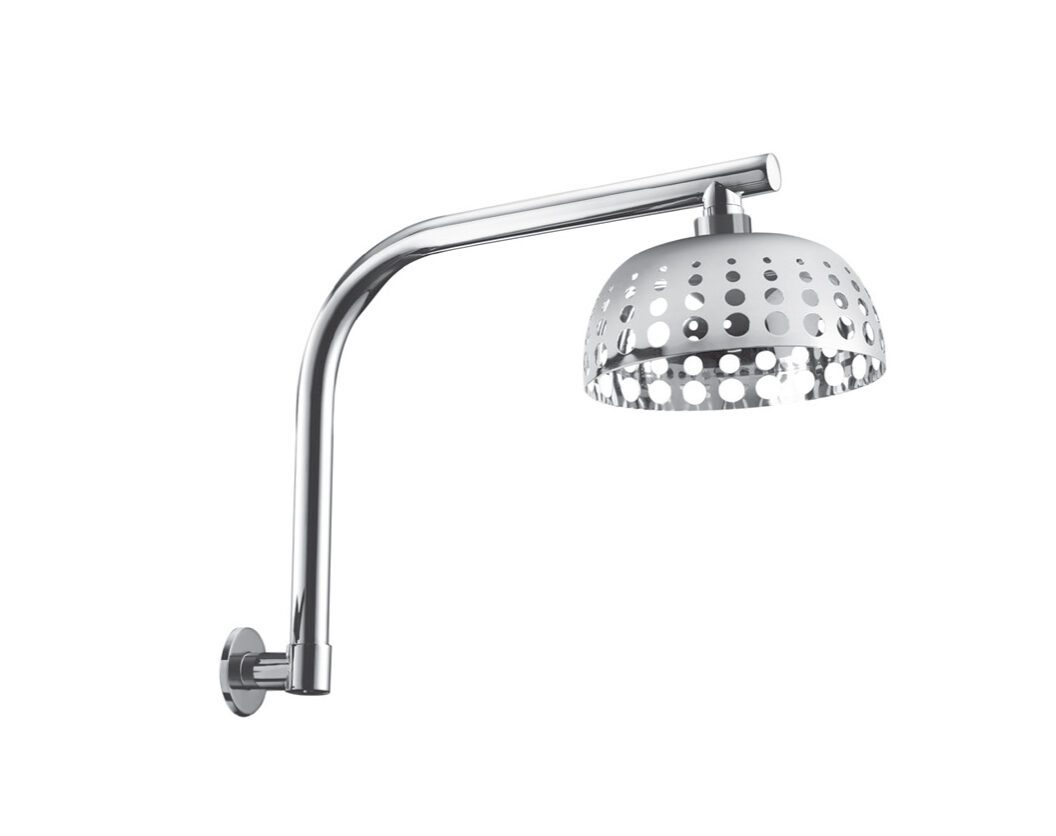 Set doccia- soffione doccia tondo+ braccio doccia curvo- OPER'art - BagnoPro