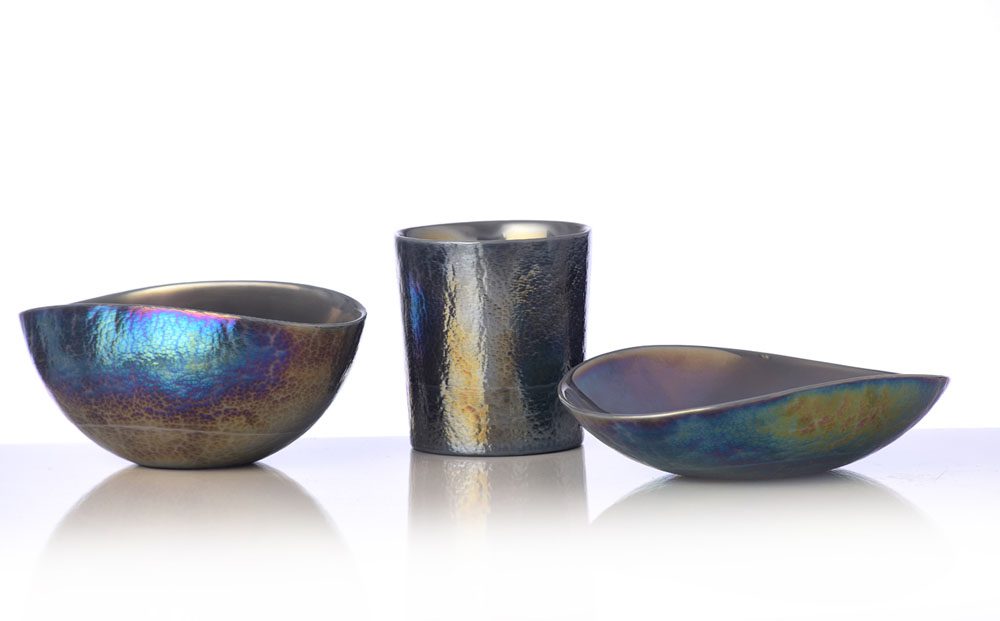 Accessori bagno in vetro di Murano- OPER'art - BagnoPro