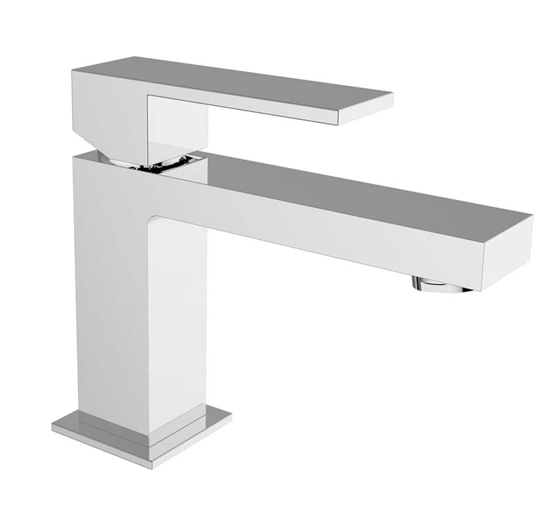 Rubinetto con miscelatore lavabo e flessibili- FLAT