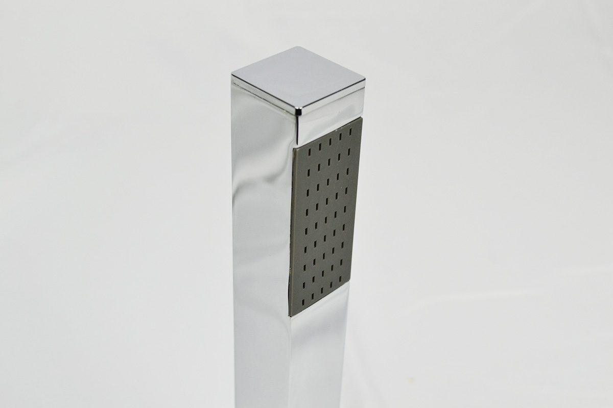 Doccia minimale quadra in ottone cromato SAVOY