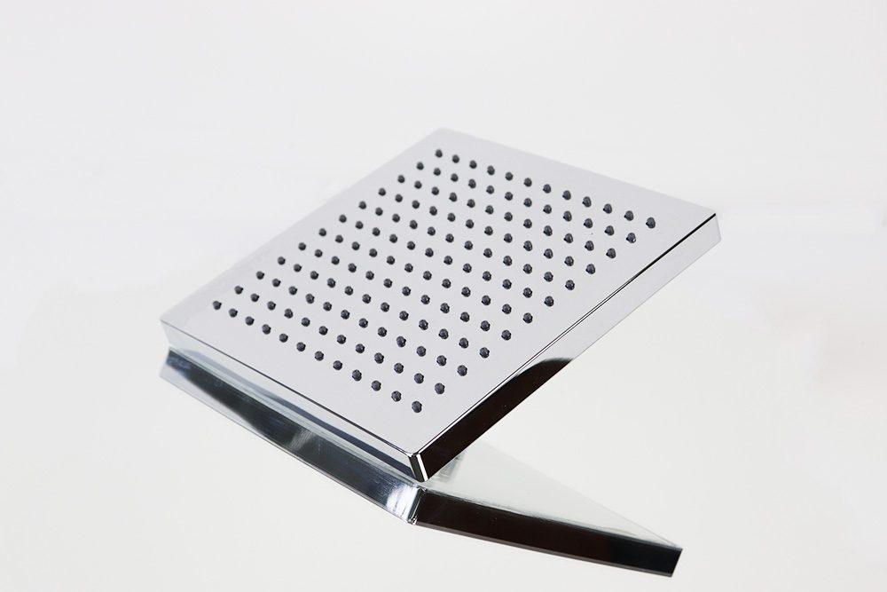 Soffione doccia quadro in ABS cromato getto fisso 200x200mm BOTY - BagnoPro