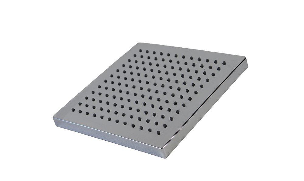 Soffione doccia quadro in ABS cromato getto fisso 200x200mm BOTY - BagnoPro