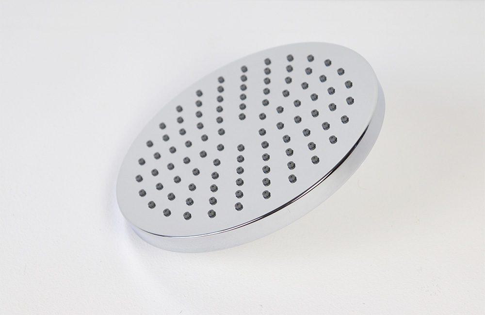 Soffione doccia tondo in ABS cromato getto fisso diametro 200mm SMART - BagnoPro