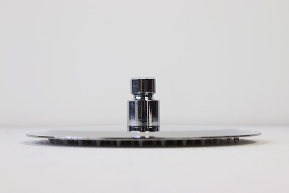 Soffione doccia tondo in acciaio inox finitura a specchio ULTRATHIN TONDO - BagnoPro