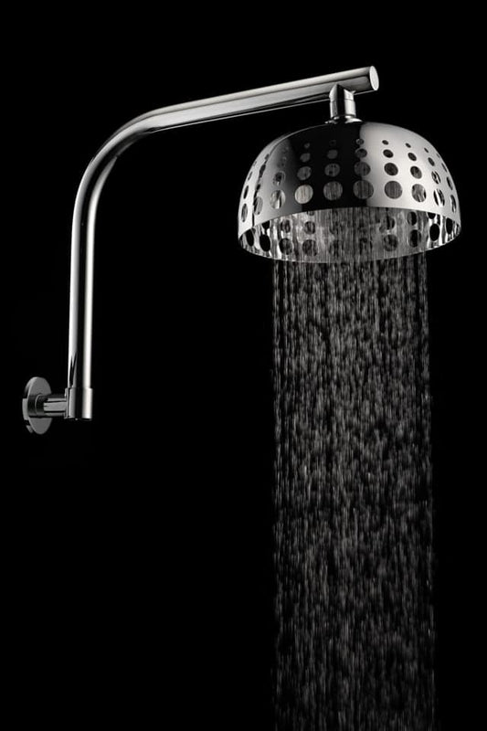Set doccia- soffione doccia tondo+ braccio doccia curvo- OPER'art