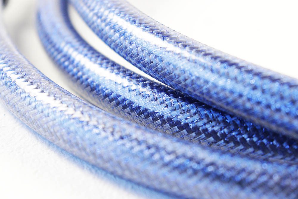 Flessibile doccia antitorsione in PVC- Colore blu