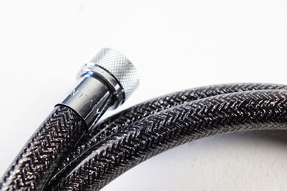 Flessibile doccia antitorsione in PVC- Colore nero - BagnoPro