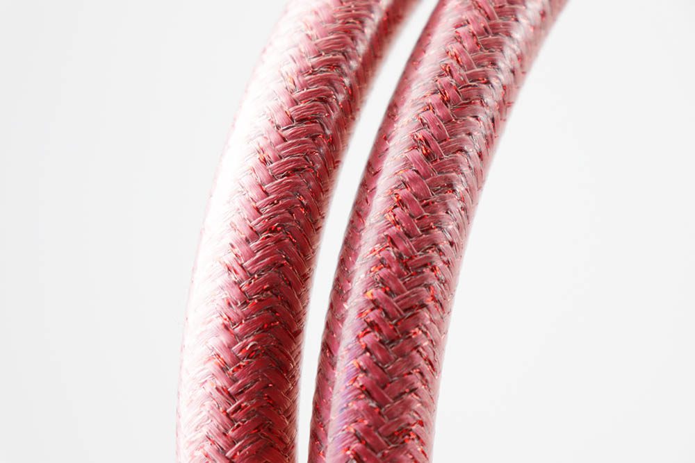 Flessibile doccia antitorsione in PVC- colore rosso - BagnoPro