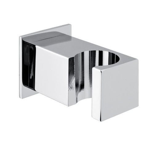 Supporto esterno quadro in ottone cromato completo di cono fisso con rosetta