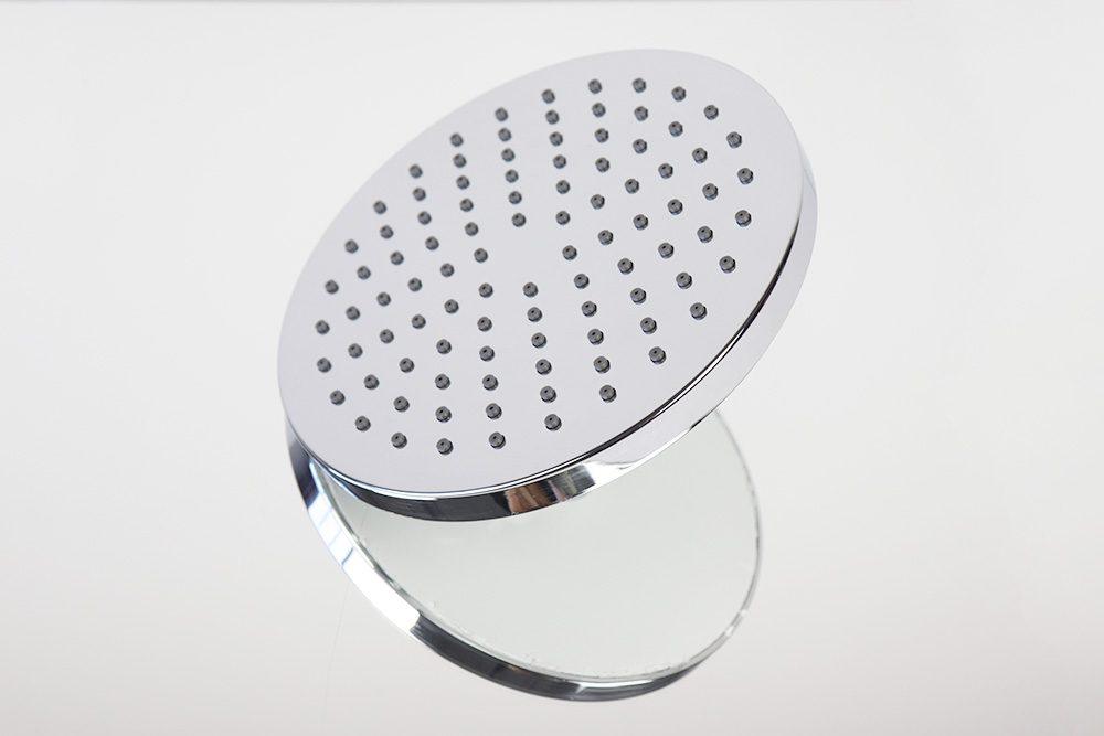 Soffione doccia tondo in ABS cromato getto fisso diametro 200mm SMART - BagnoPro